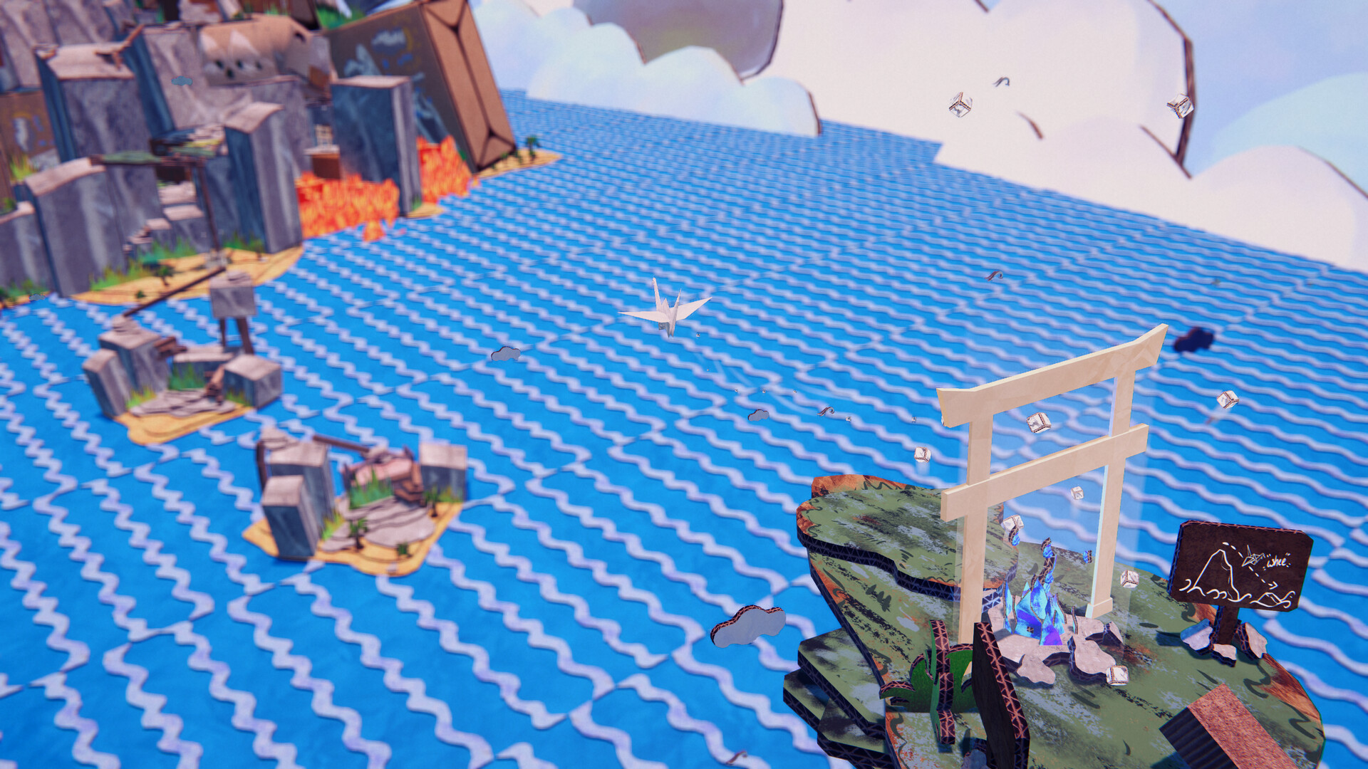 Скриншот: Origami Lovers