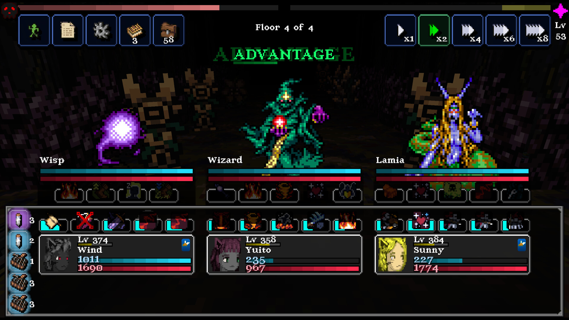 Скриншот 15: Legends of Dragaea: Idle Dungeons