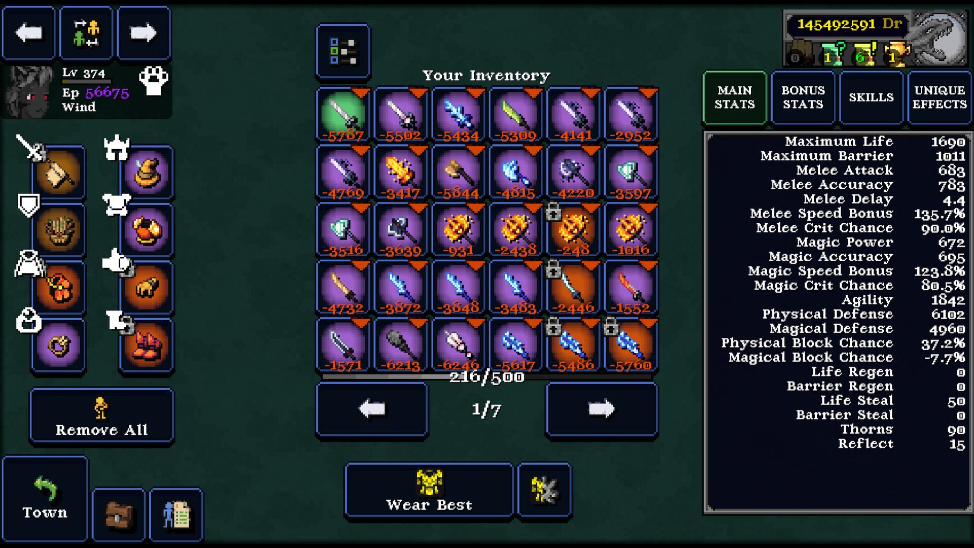 Скриншот 17: Legends of Dragaea: Idle Dungeons