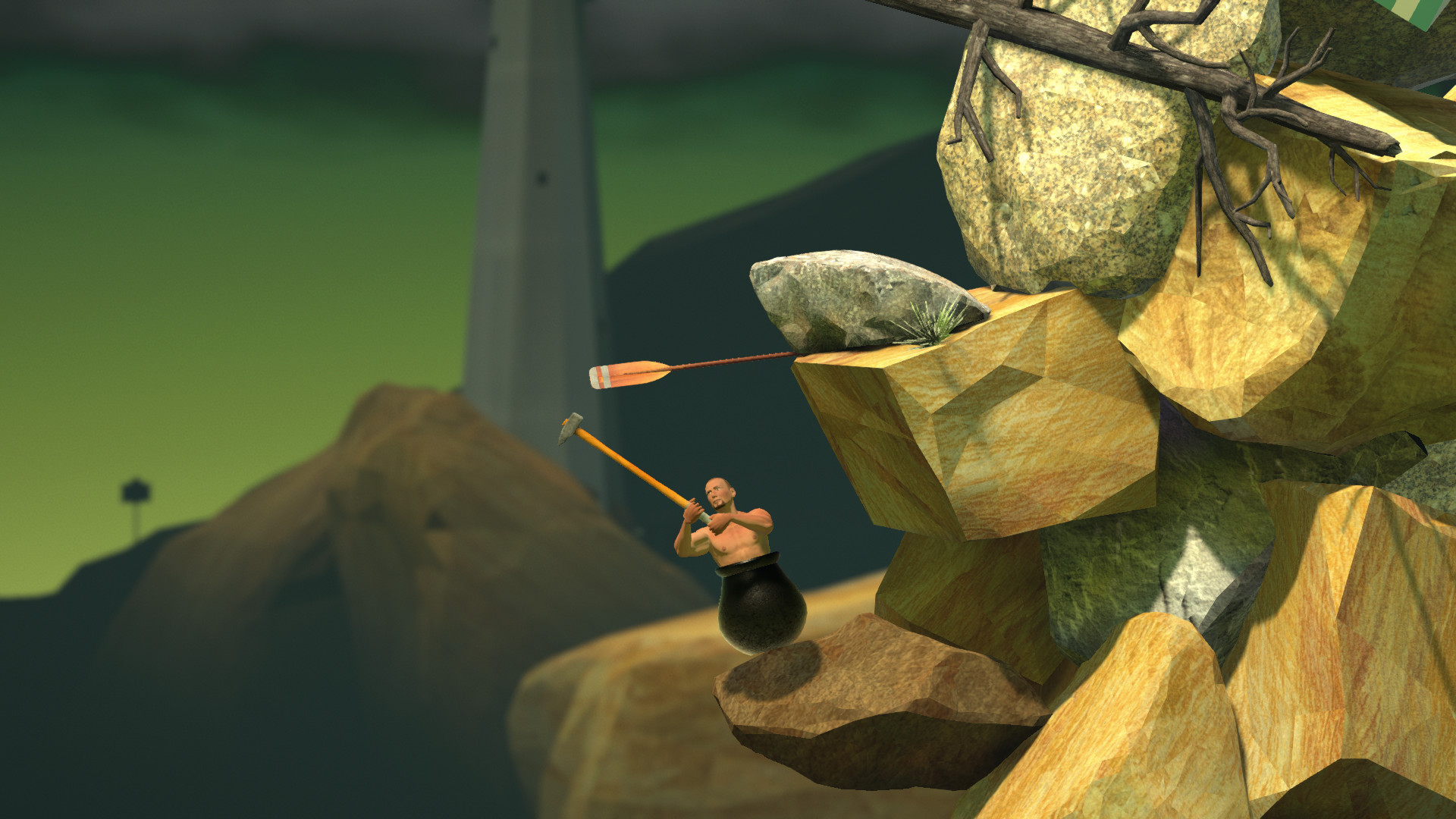 Скриншот: Getting Over It with Bennett Foddy