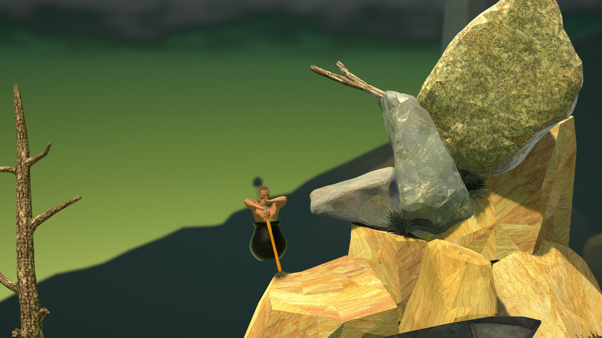 Скриншот: Getting Over It with Bennett Foddy