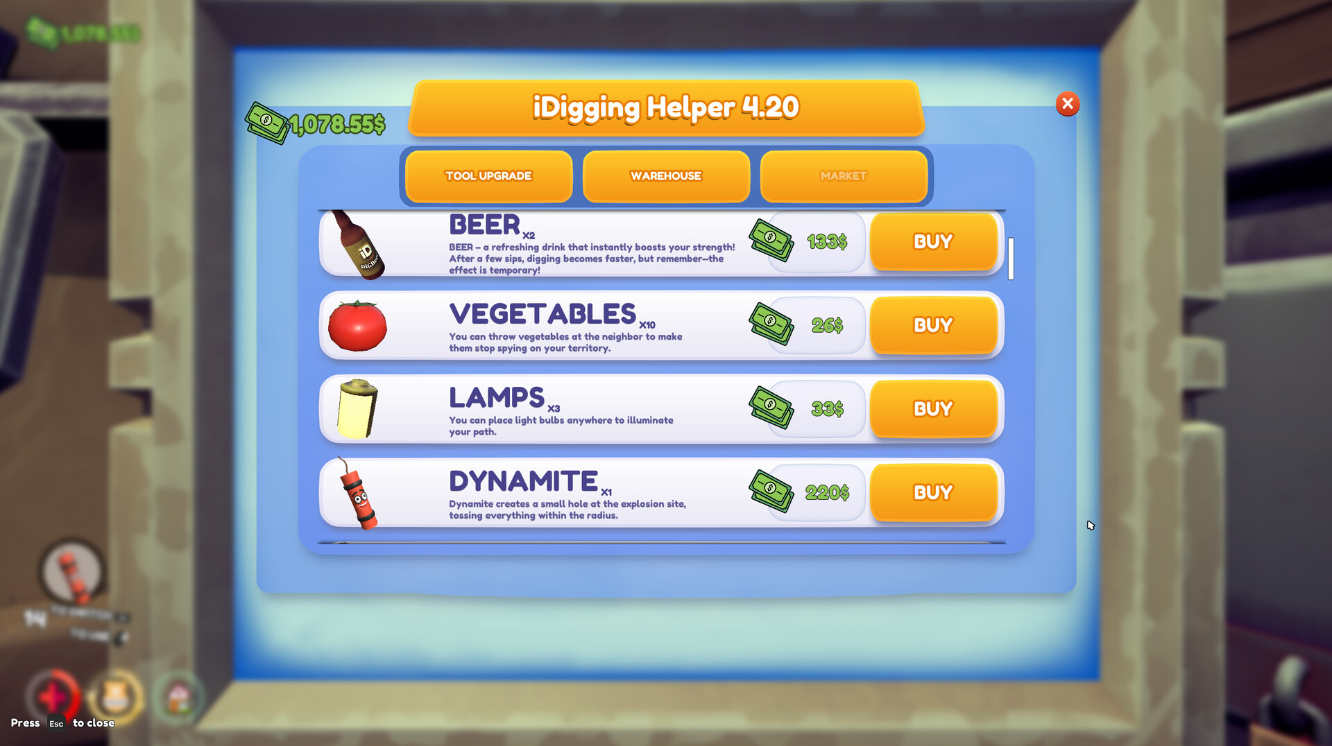 Скриншот: iDigging