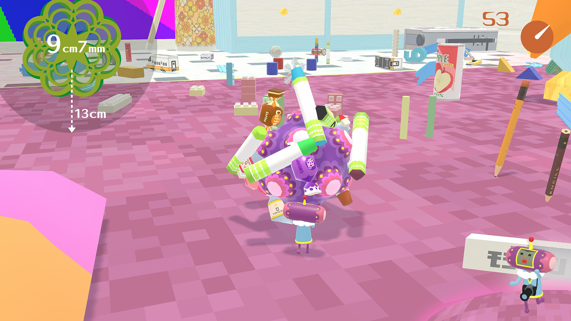 Скриншот: We Love Katamari REROLL+ Royal Reverie