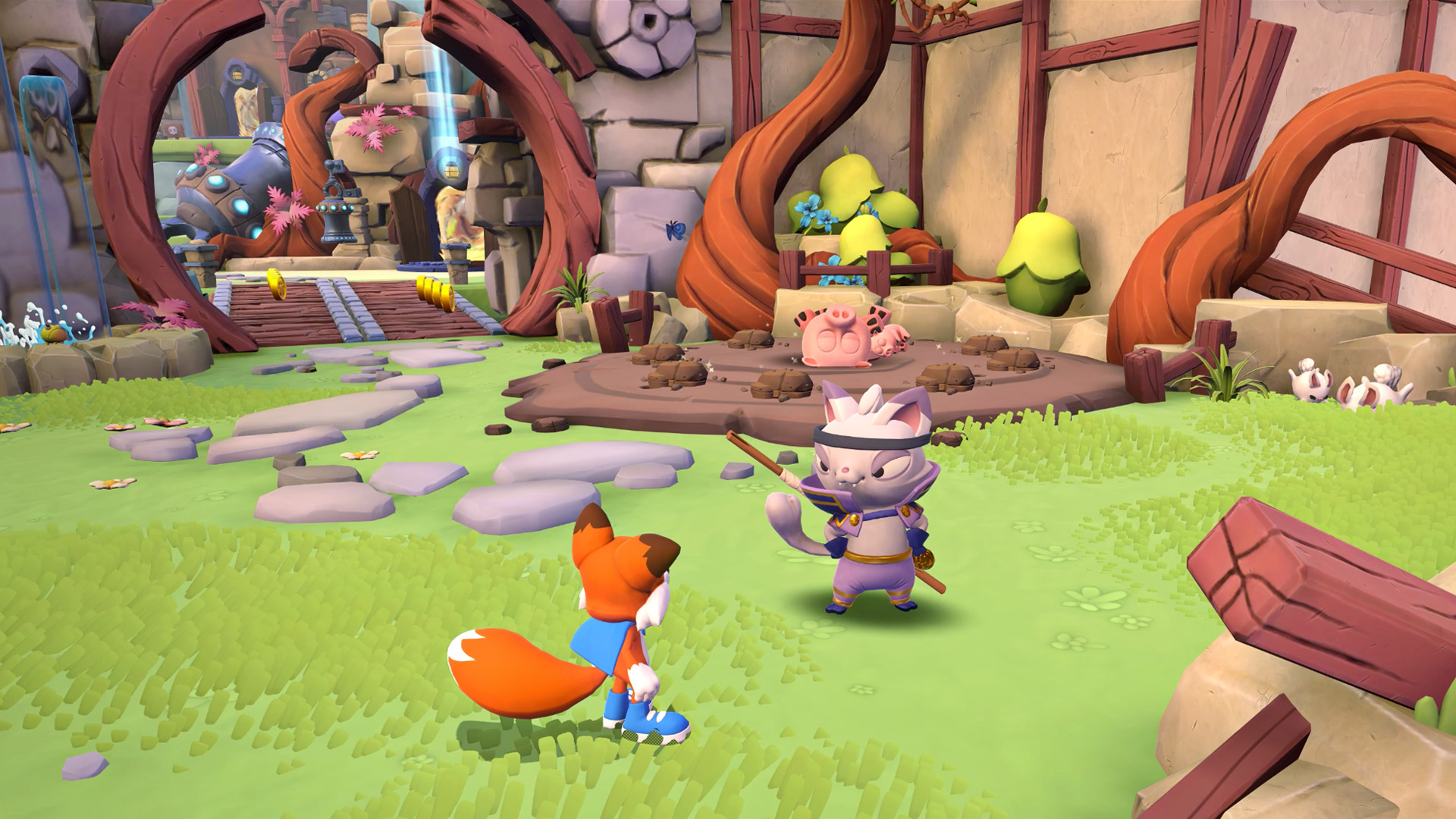 Скриншот: Super Lucky's Tale