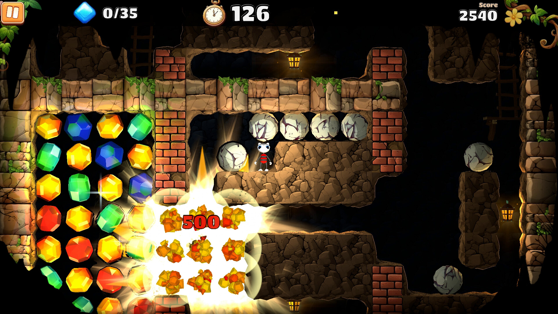 Скриншот: BOULDER DASH 40th Anniversary