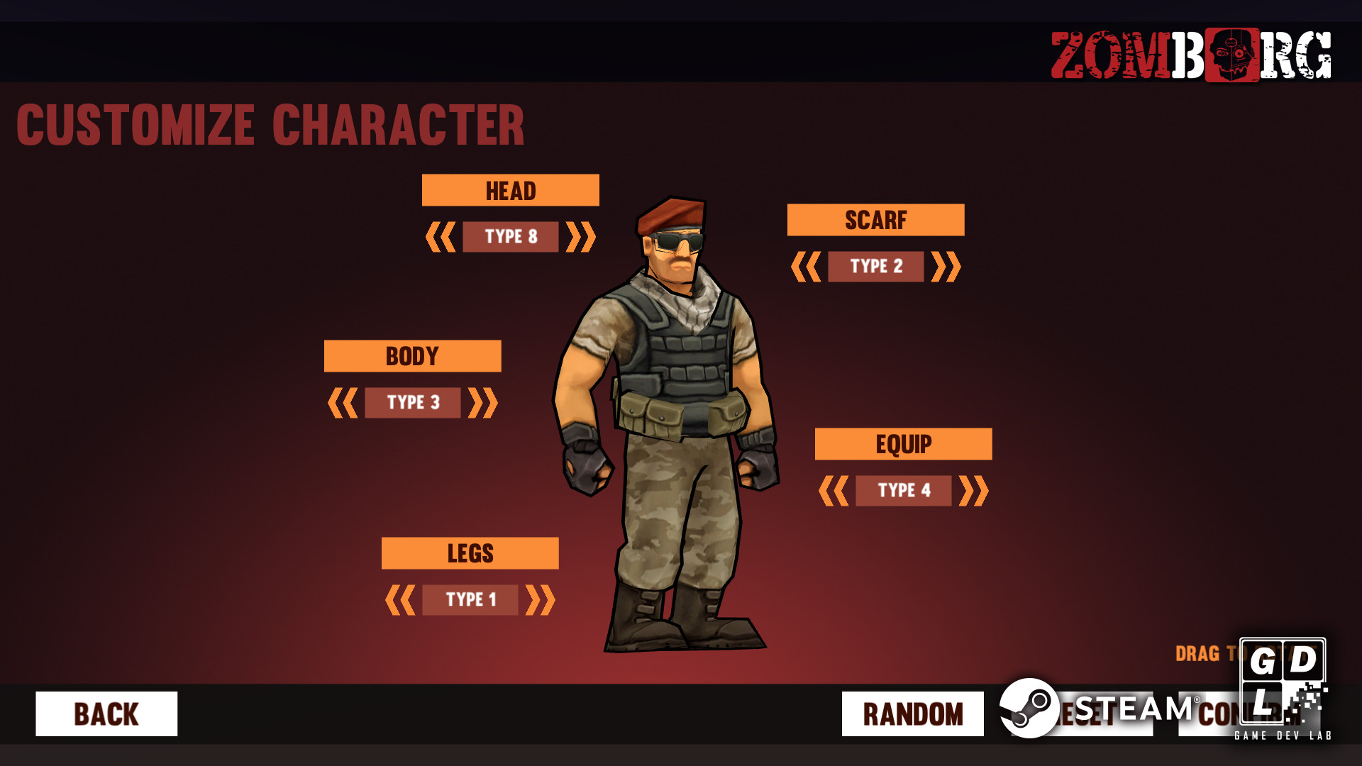 Скриншот: Zomborg