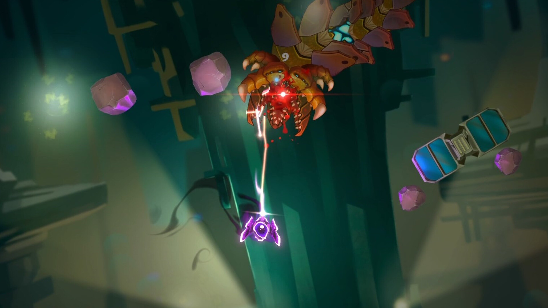 Скриншот: Galactic Glitch