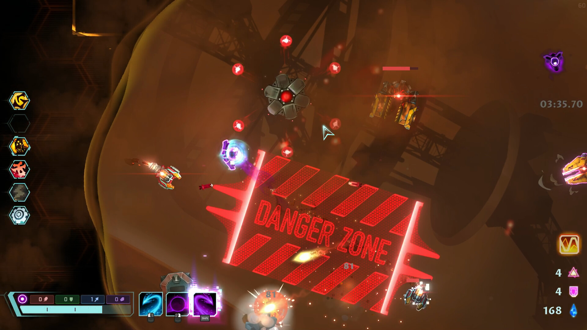 Скриншот: Galactic Glitch