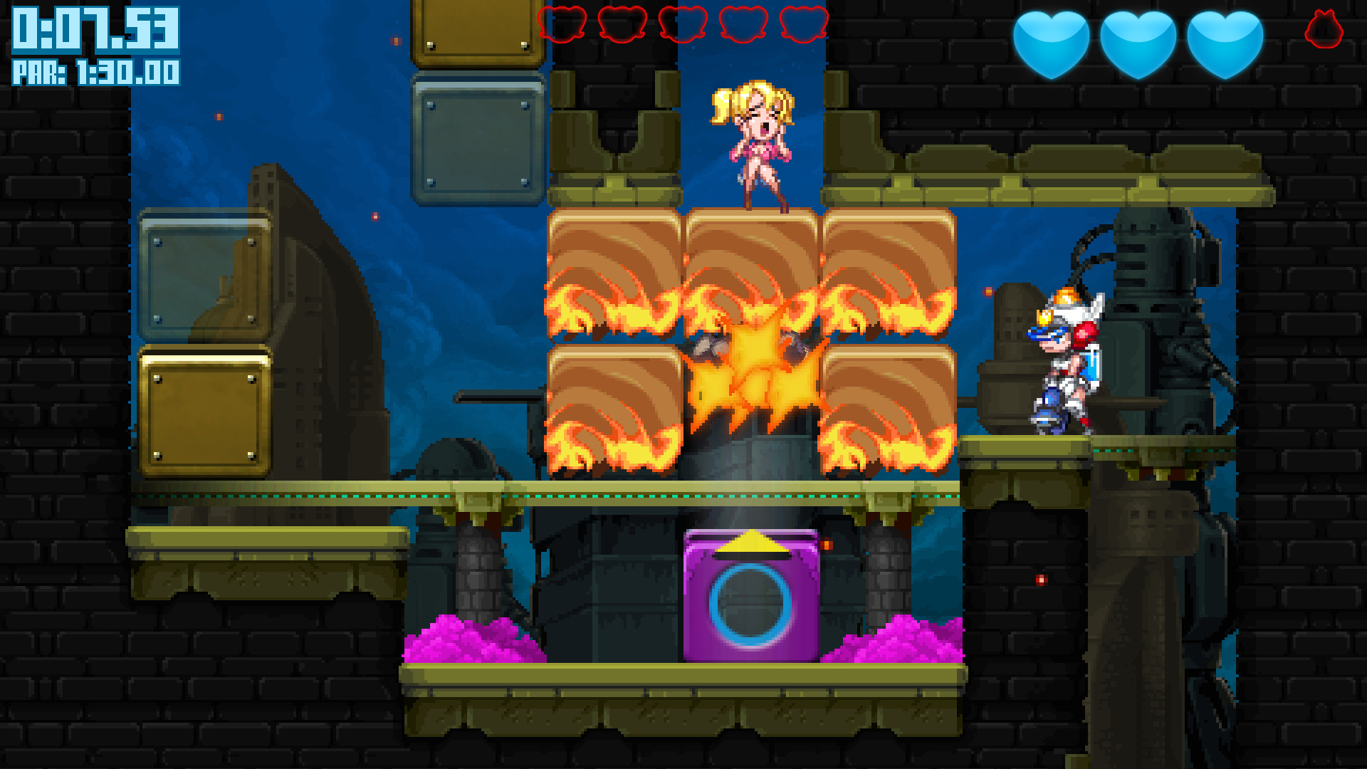 Скриншот: Mighty Switch Force! Collection
