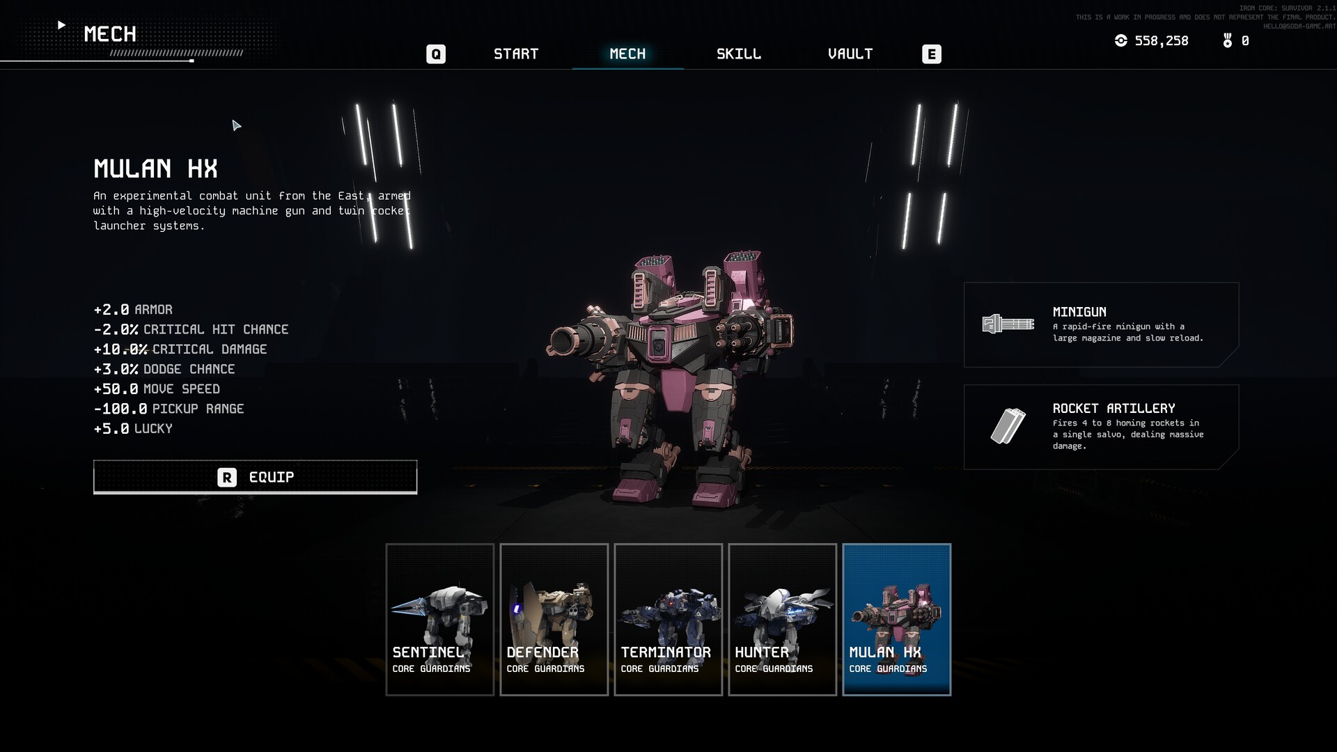 Скриншот 9: Iron Core: Mech Survivor