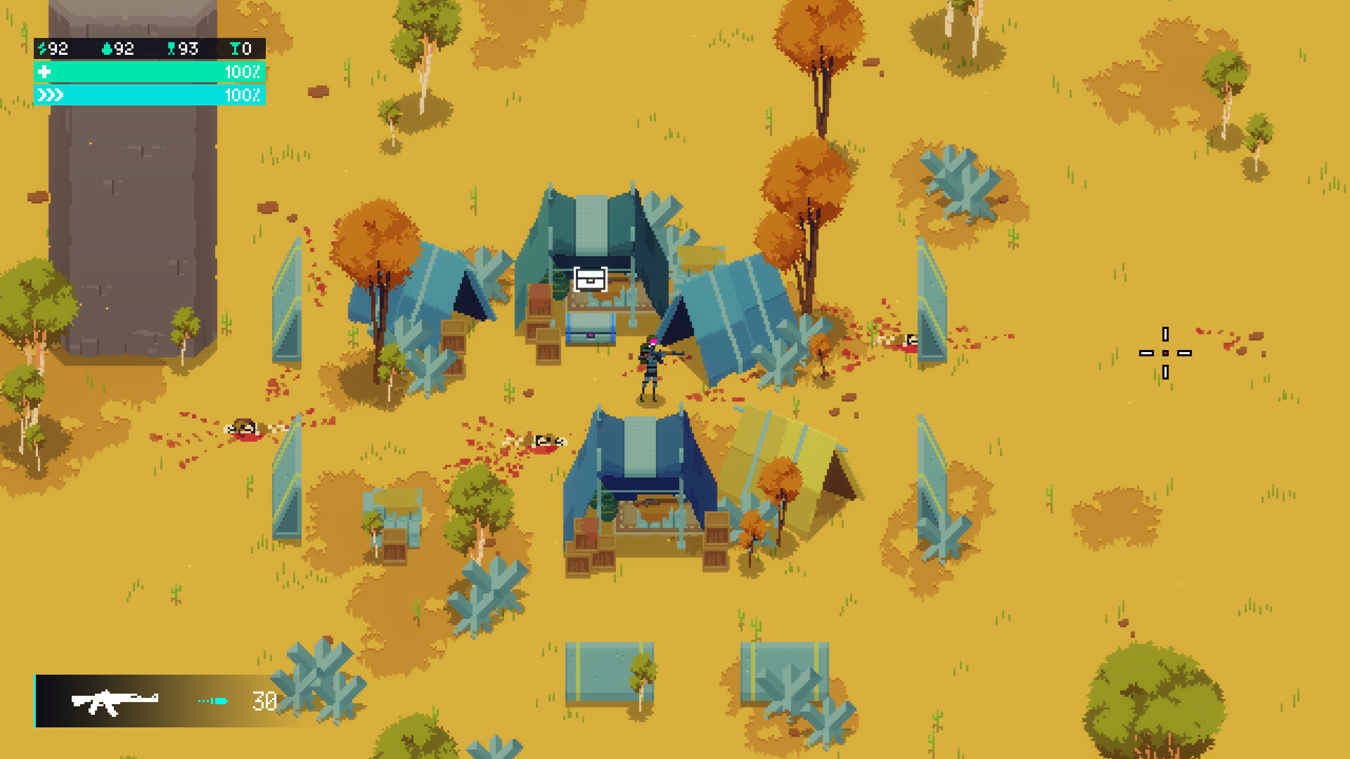 Скриншот: Blood Running