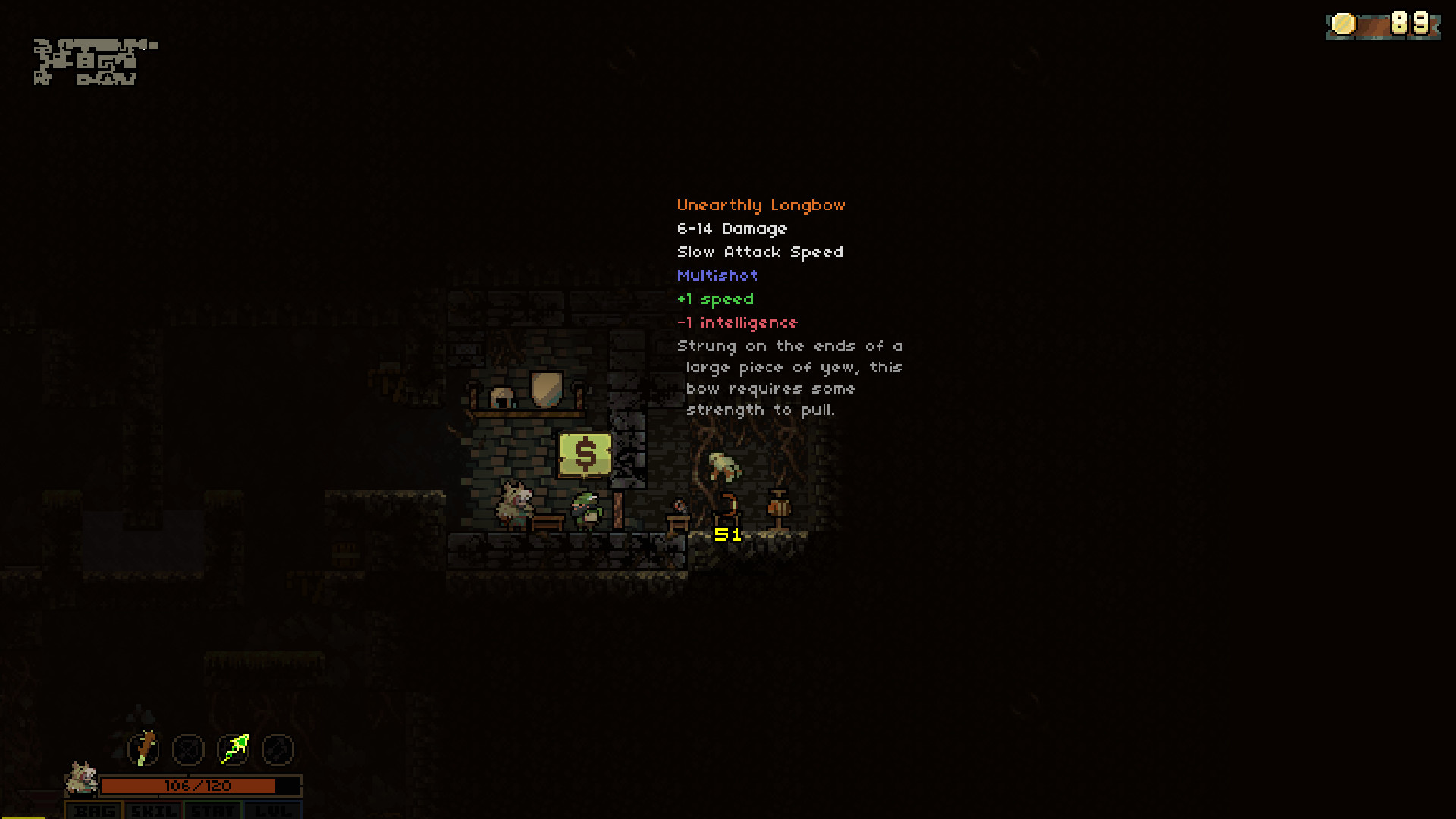 Скриншот: Vagante