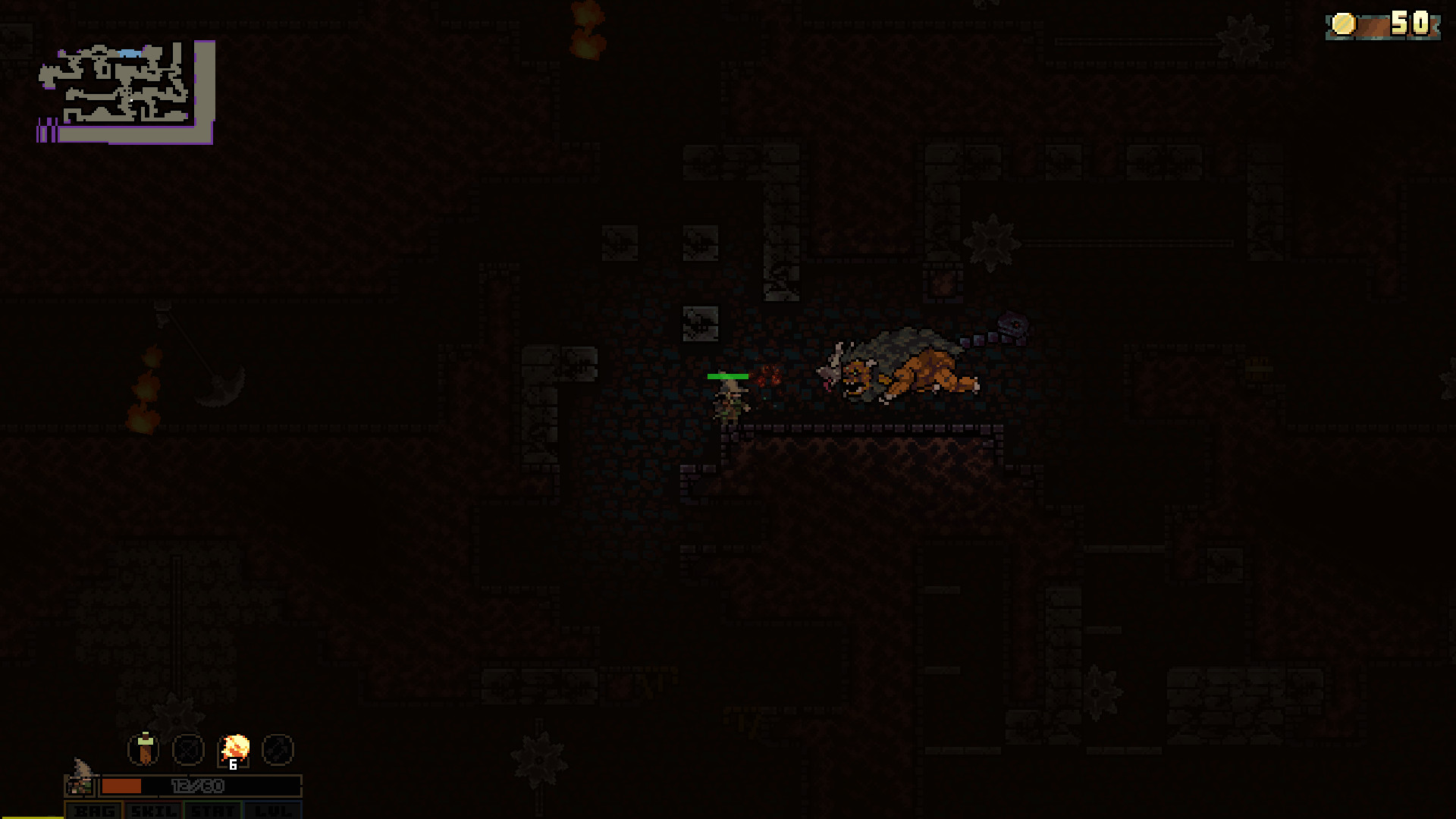 Скриншот: Vagante