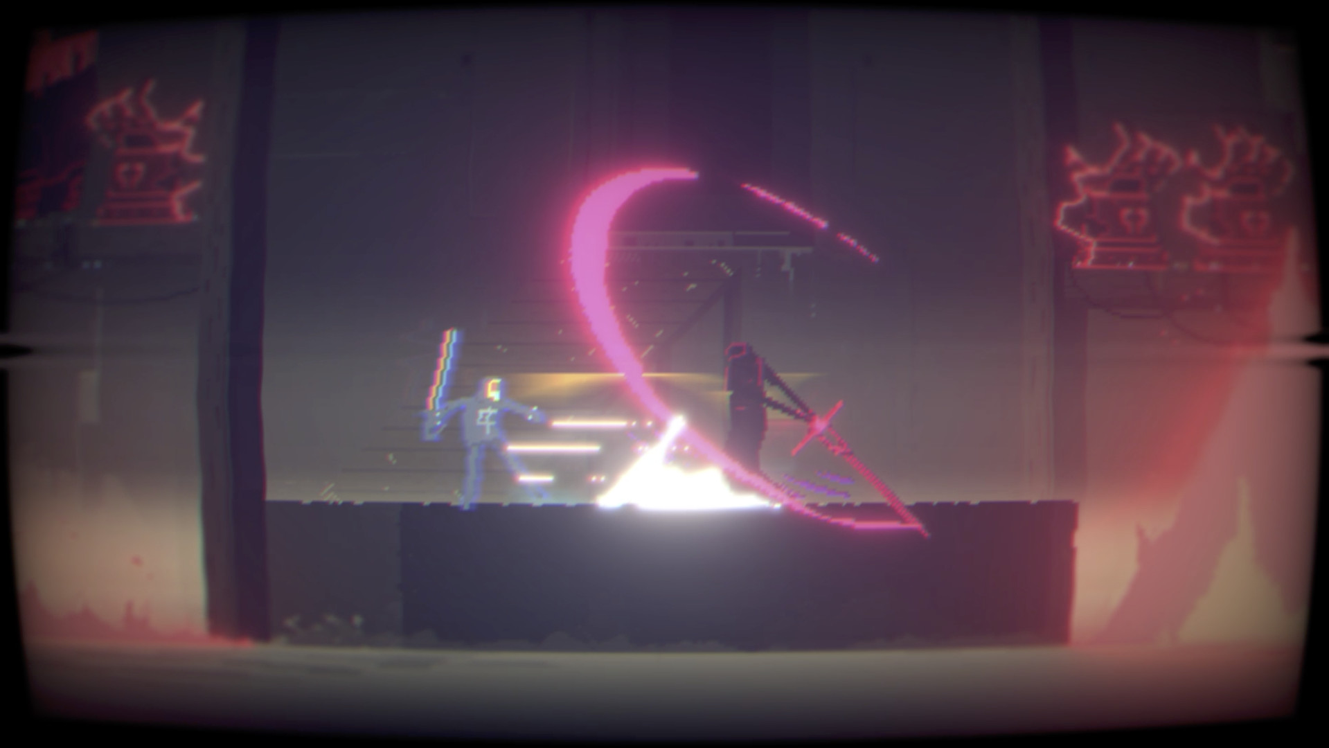 Скриншот: Narita Boy