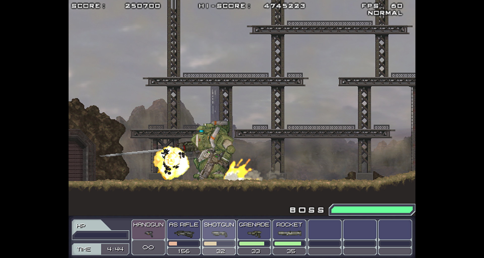 Скриншот: STEEL STRIDER