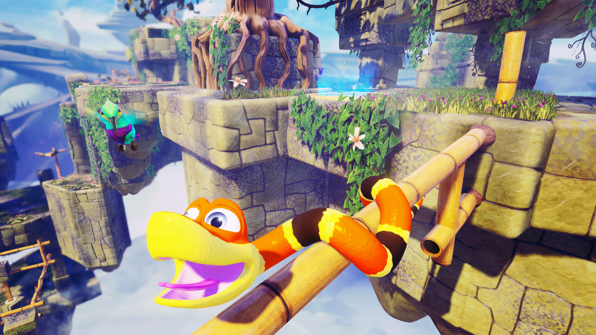 Скриншот: Snake Pass