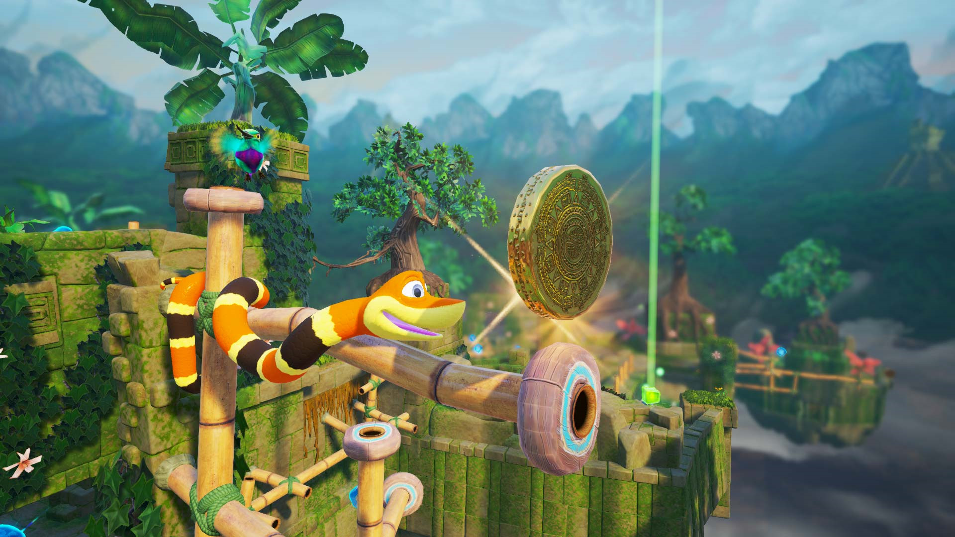 Скриншот: Snake Pass