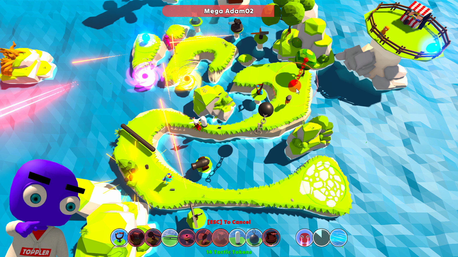 Скриншот: Topple Tactics