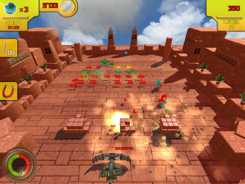 Скриншот: Breakout Invaders