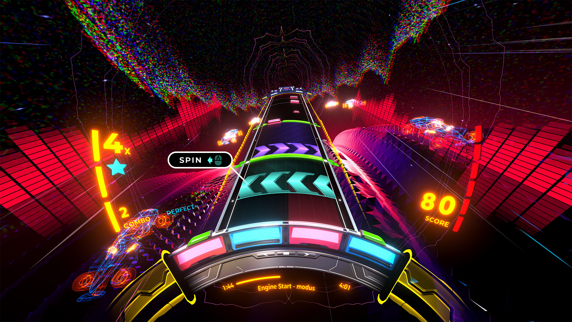 Скриншот: Spin Rhythm XD