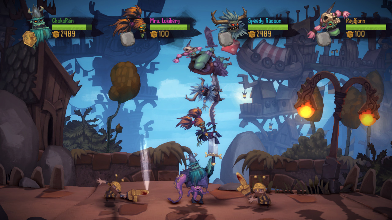 Скриншот: Zombie Vikings