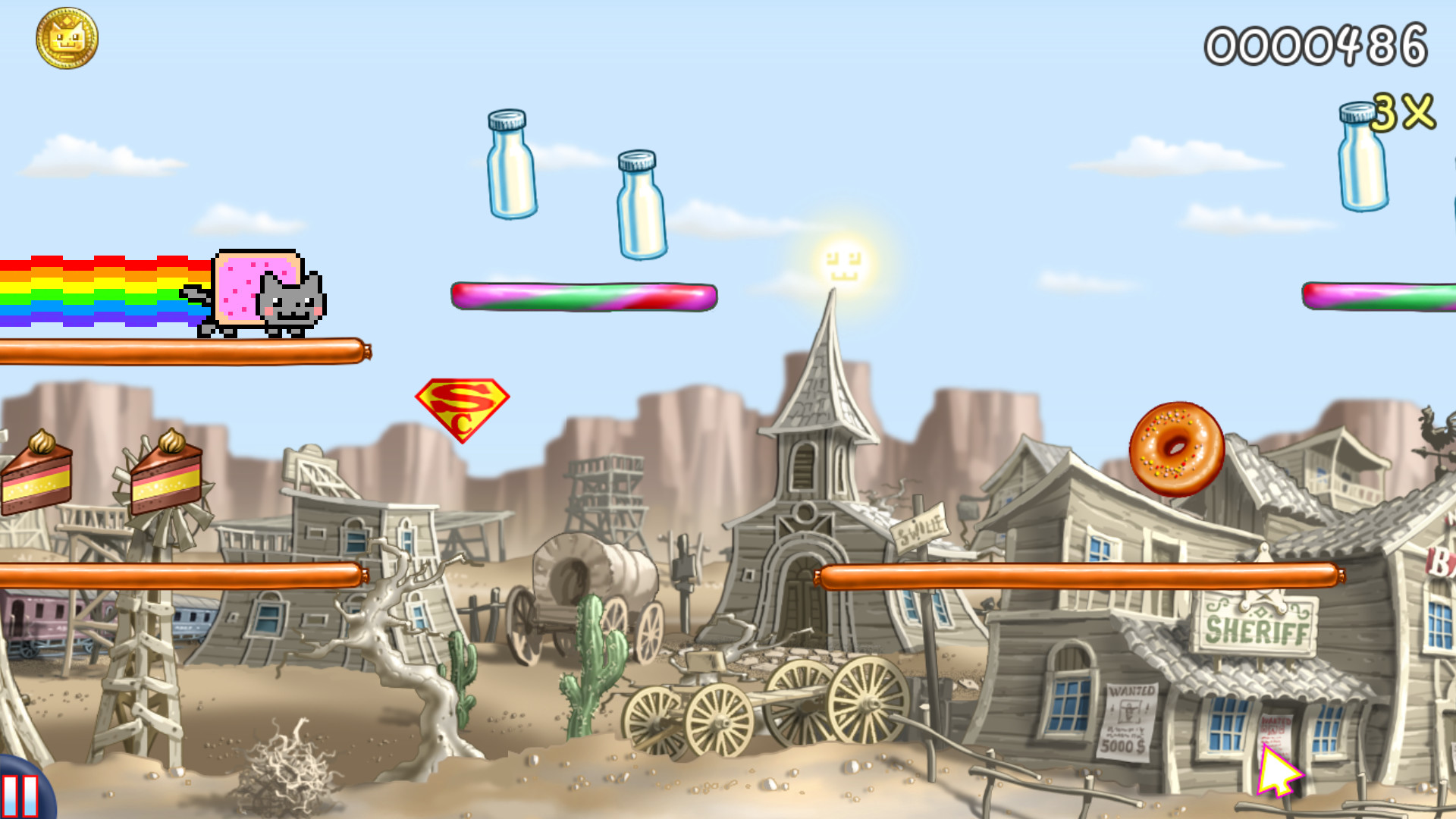 Скриншот: Nyan Cat: Lost In Space