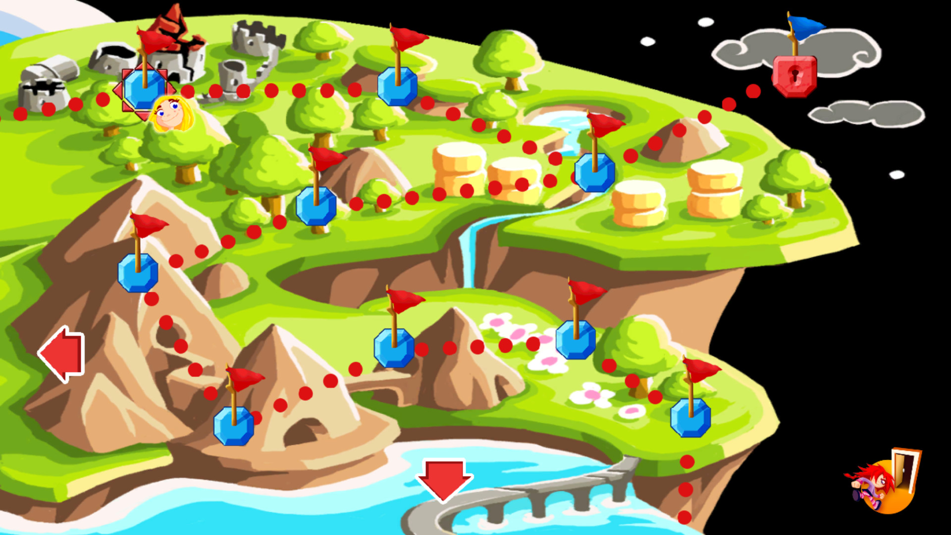 Скриншот: Giana Sisters 2D