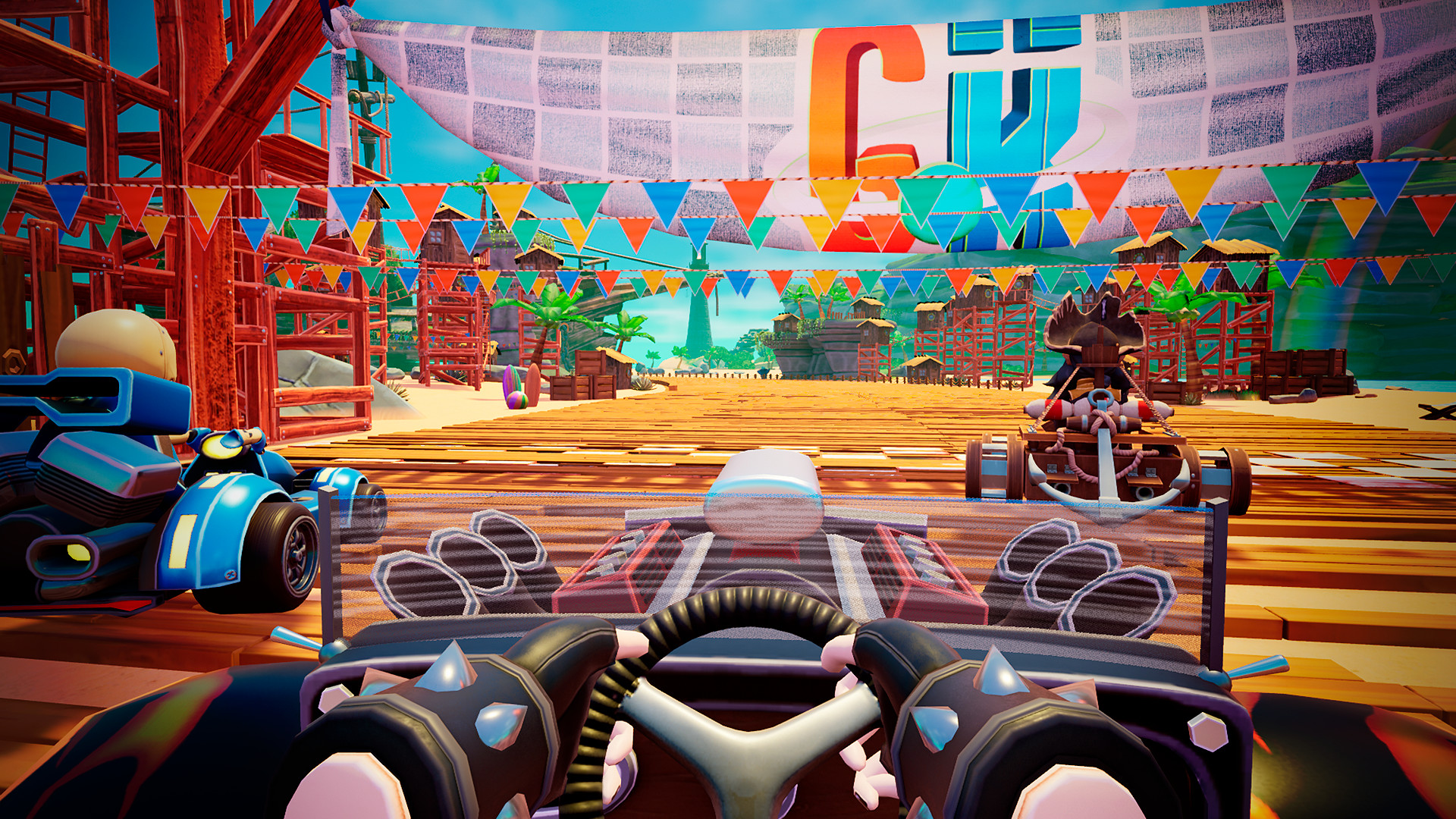 Скриншот: Galaxy Kart VR