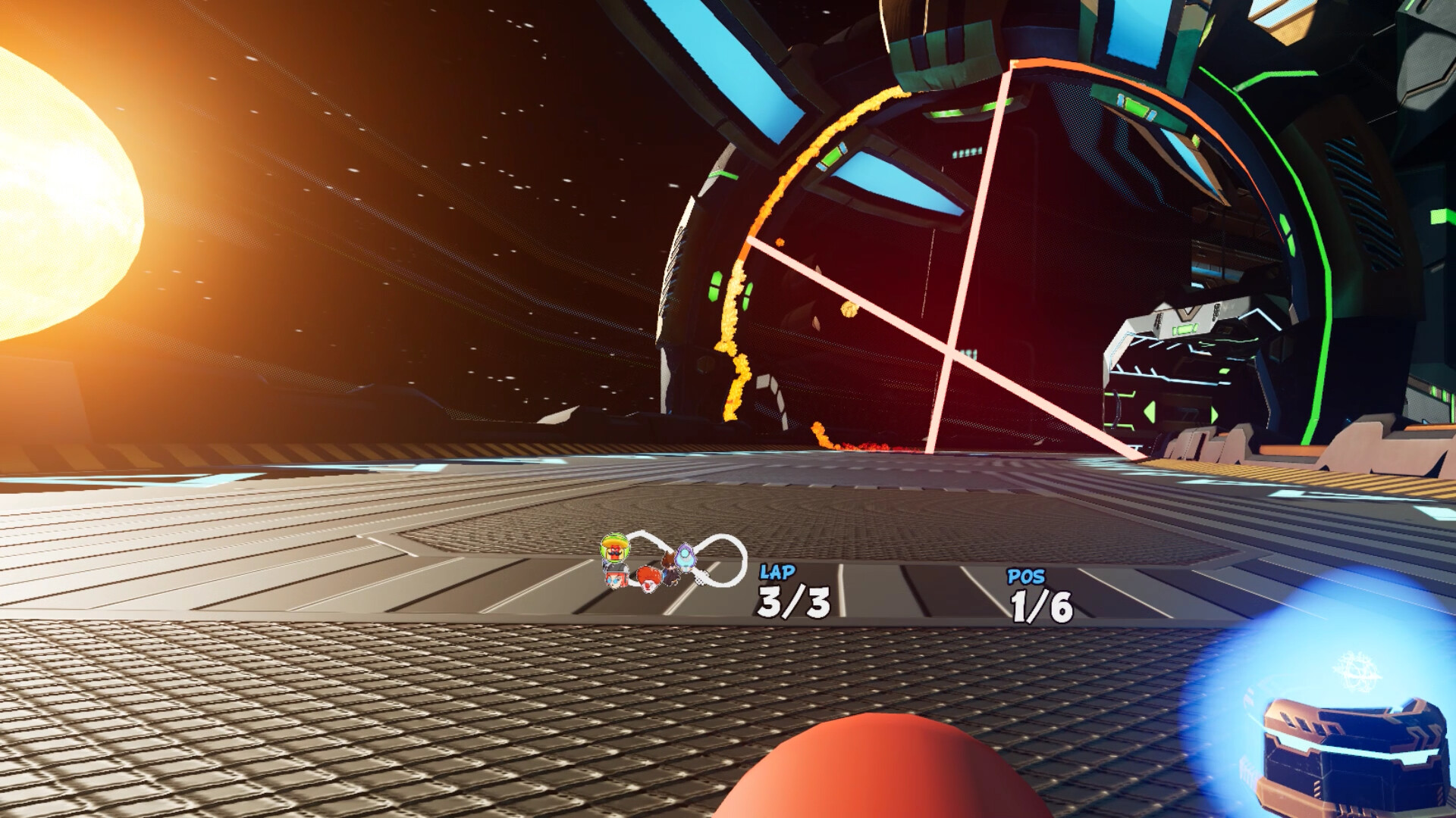 Скриншот: Galaxy Kart VR