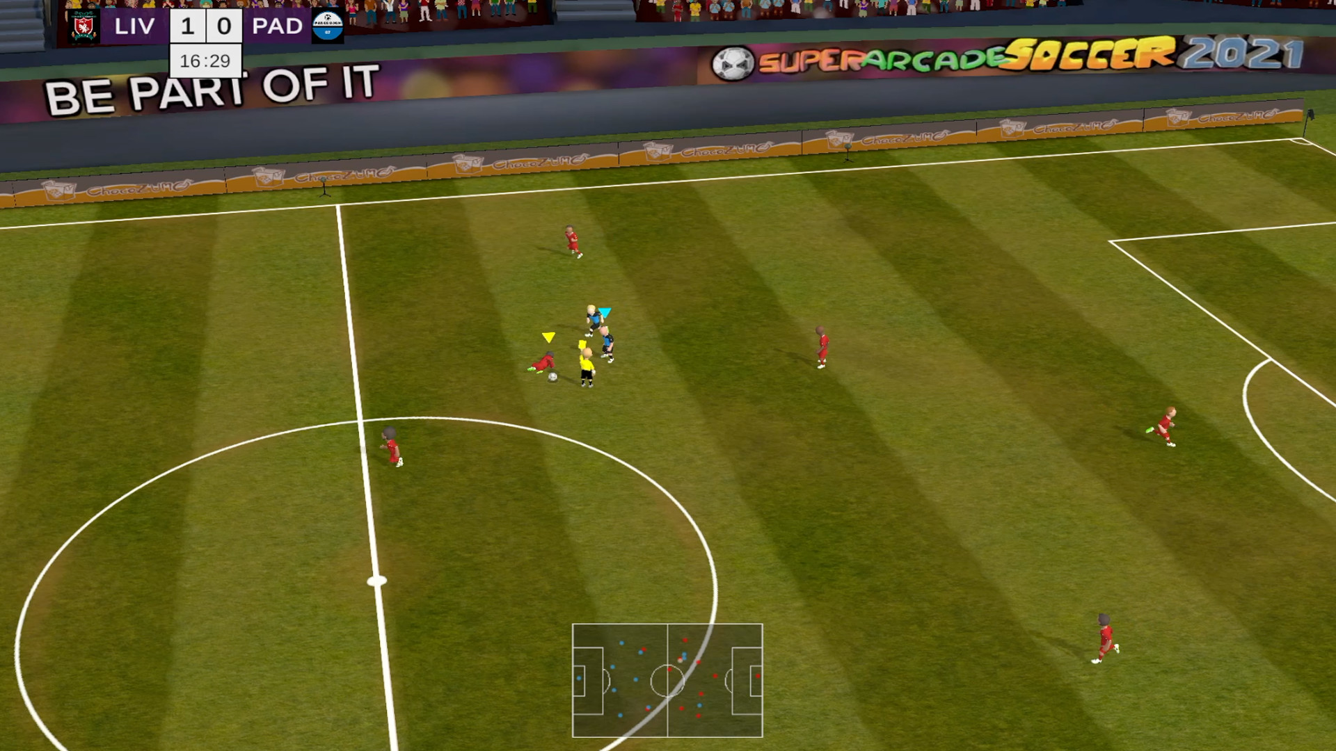 Скриншот: Super Arcade Soccer 2021