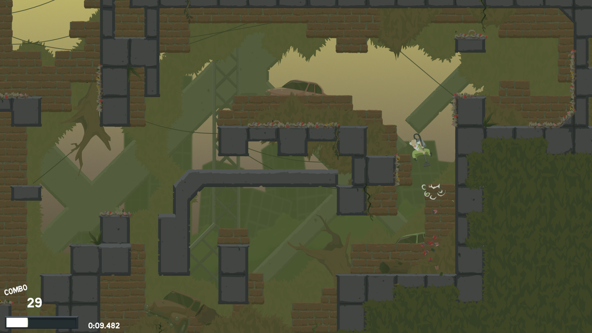 Скриншот: Dustforce DX