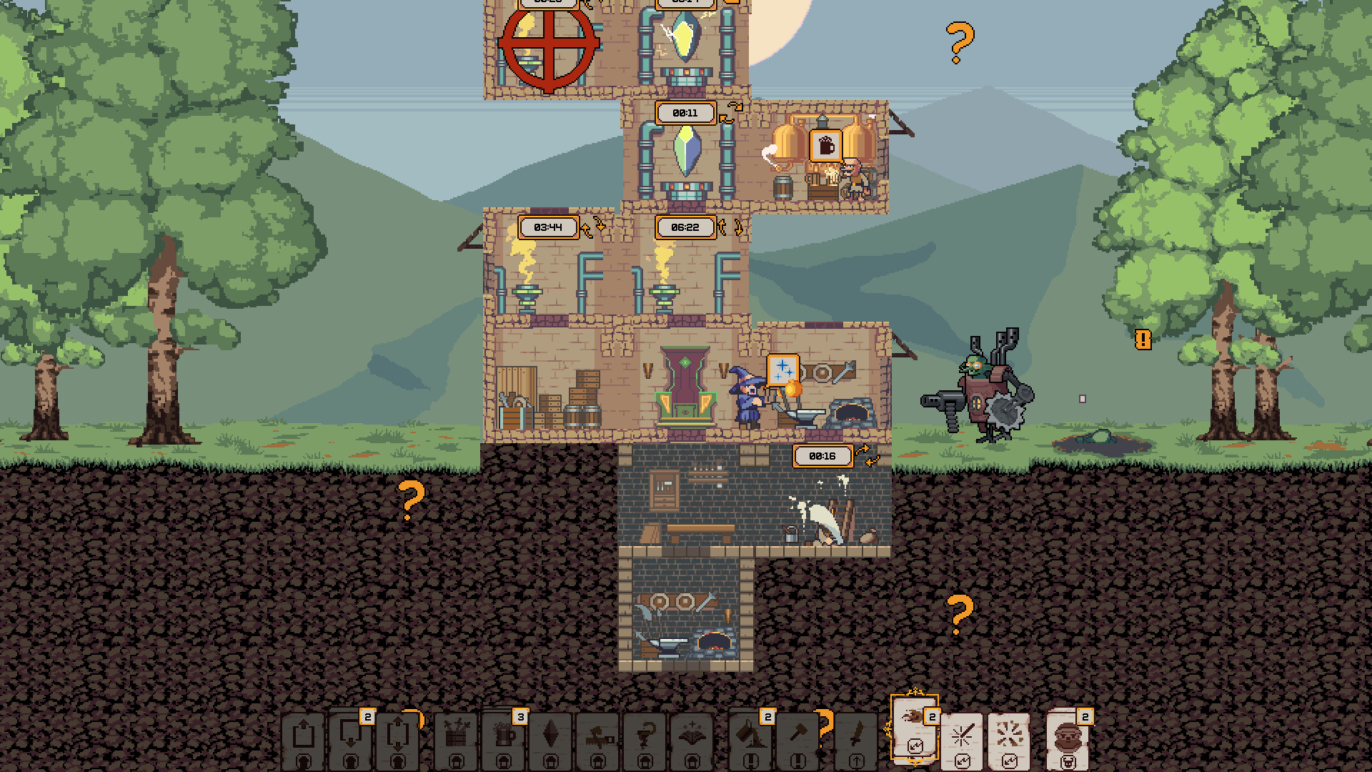 Скриншот: Dwarven Skykeep