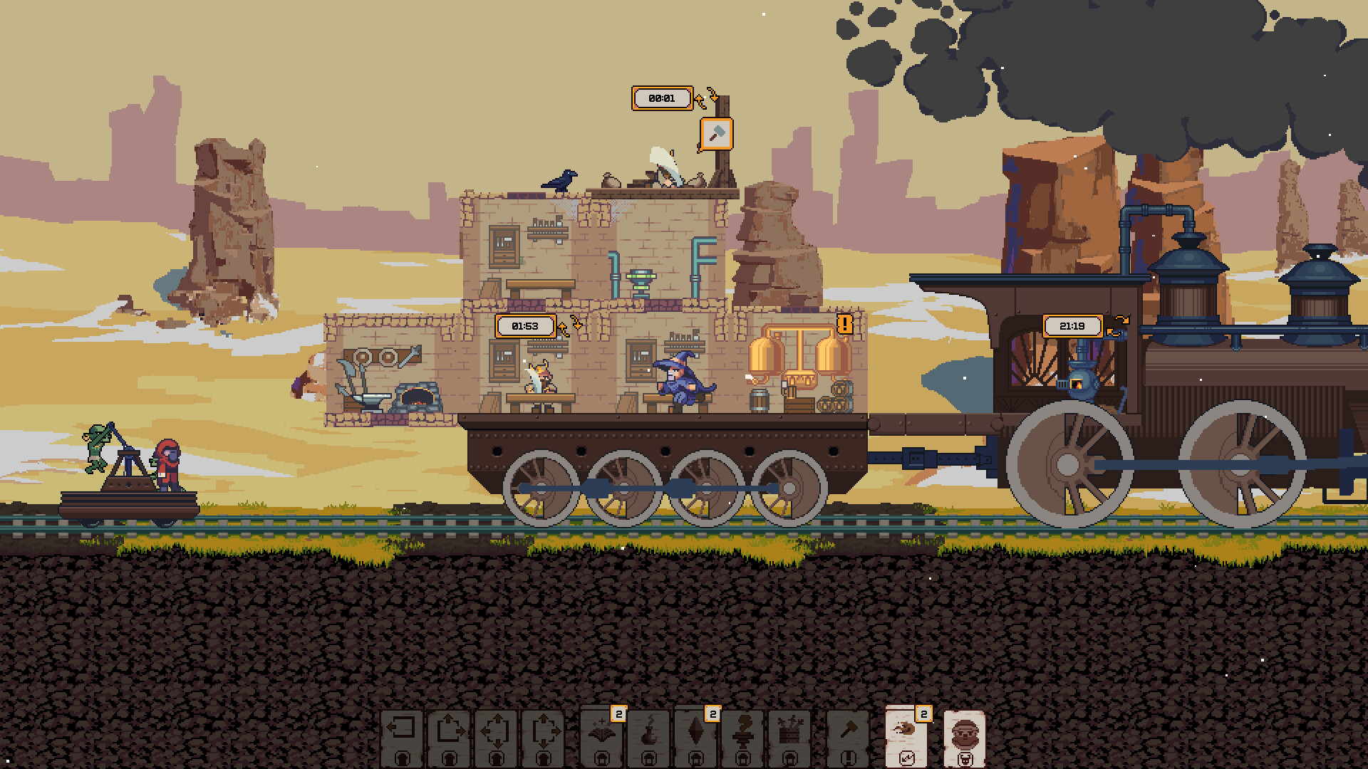 Скриншот: Dwarven Skykeep