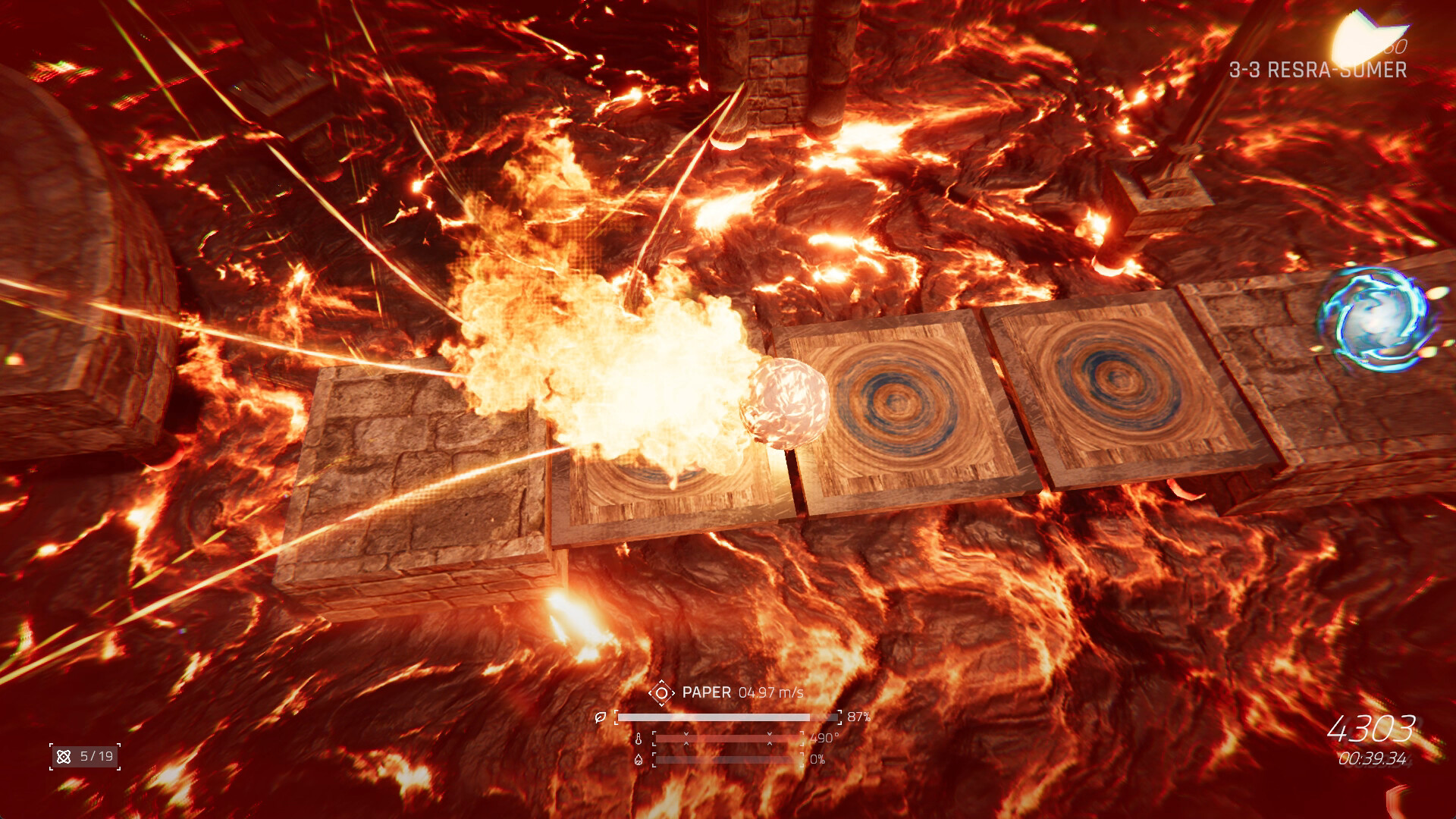 Скриншот: Ballex²: The Hanging Gardens