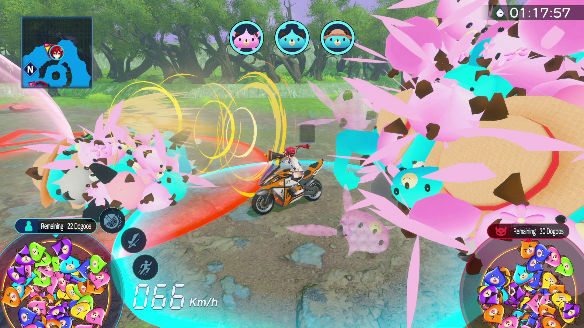 Скриншот 8: Neptunia Riders VS Dogoos