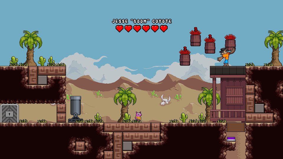 Скриншот: Squishy the Suicidal Pig