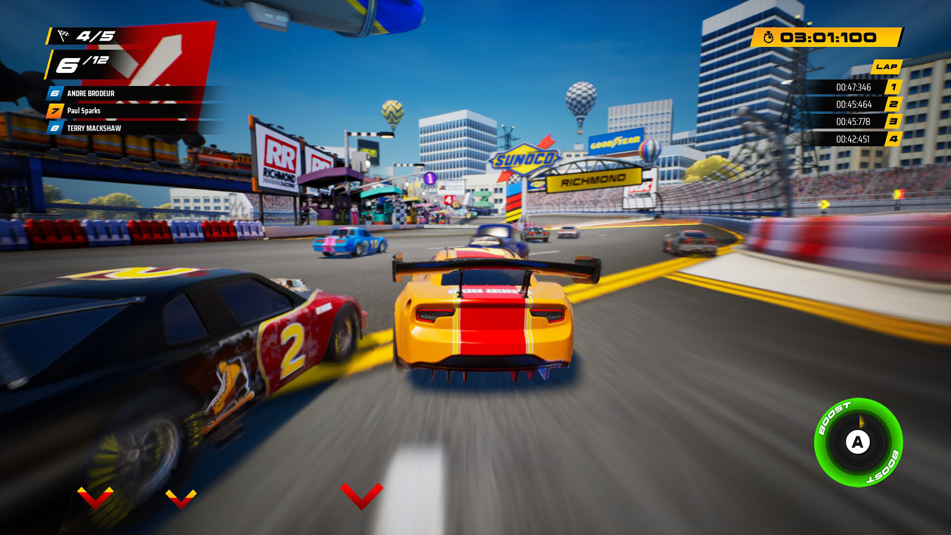 Скриншот: NASCAR Arcade Rush