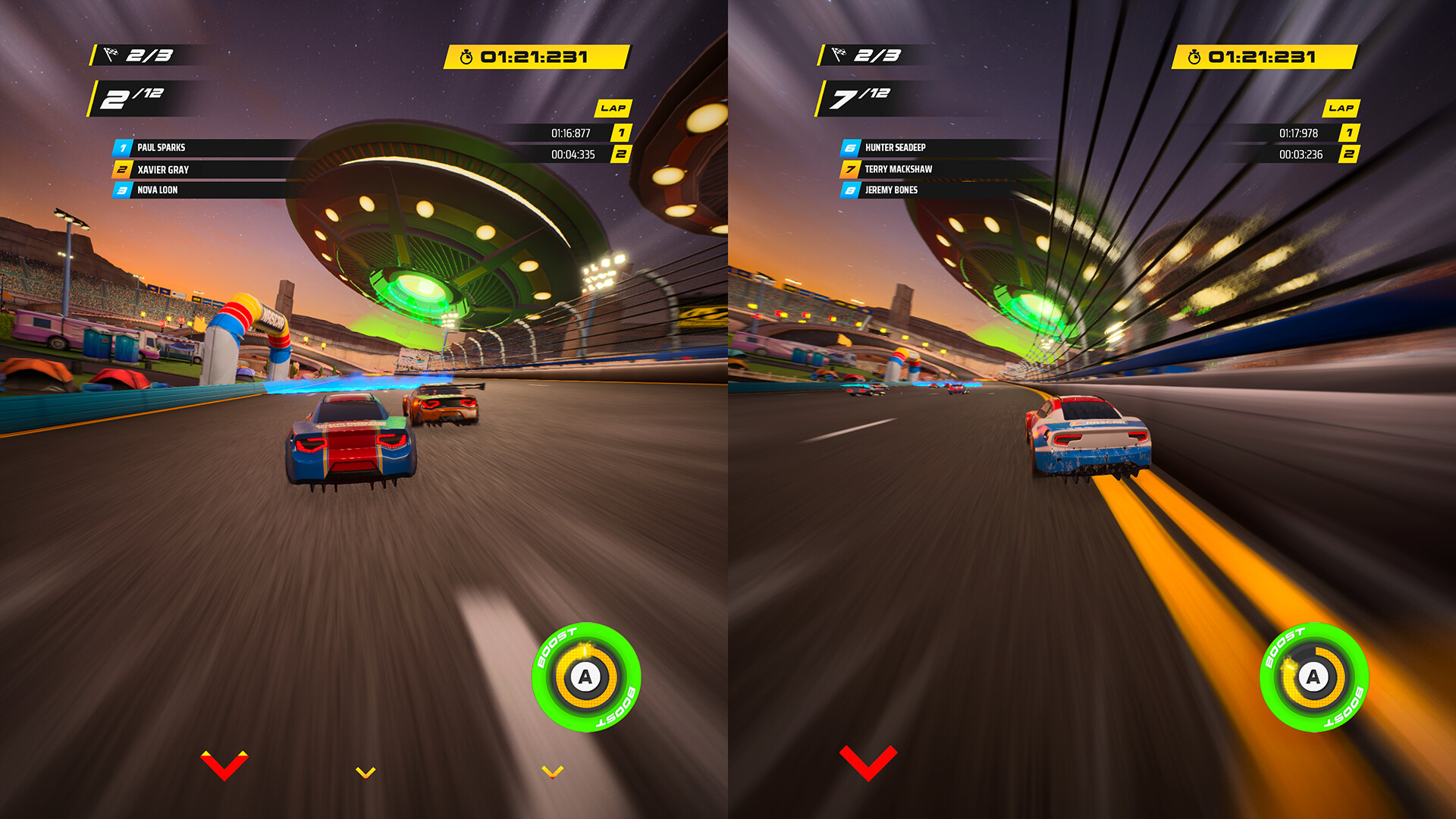 Скриншот: NASCAR Arcade Rush