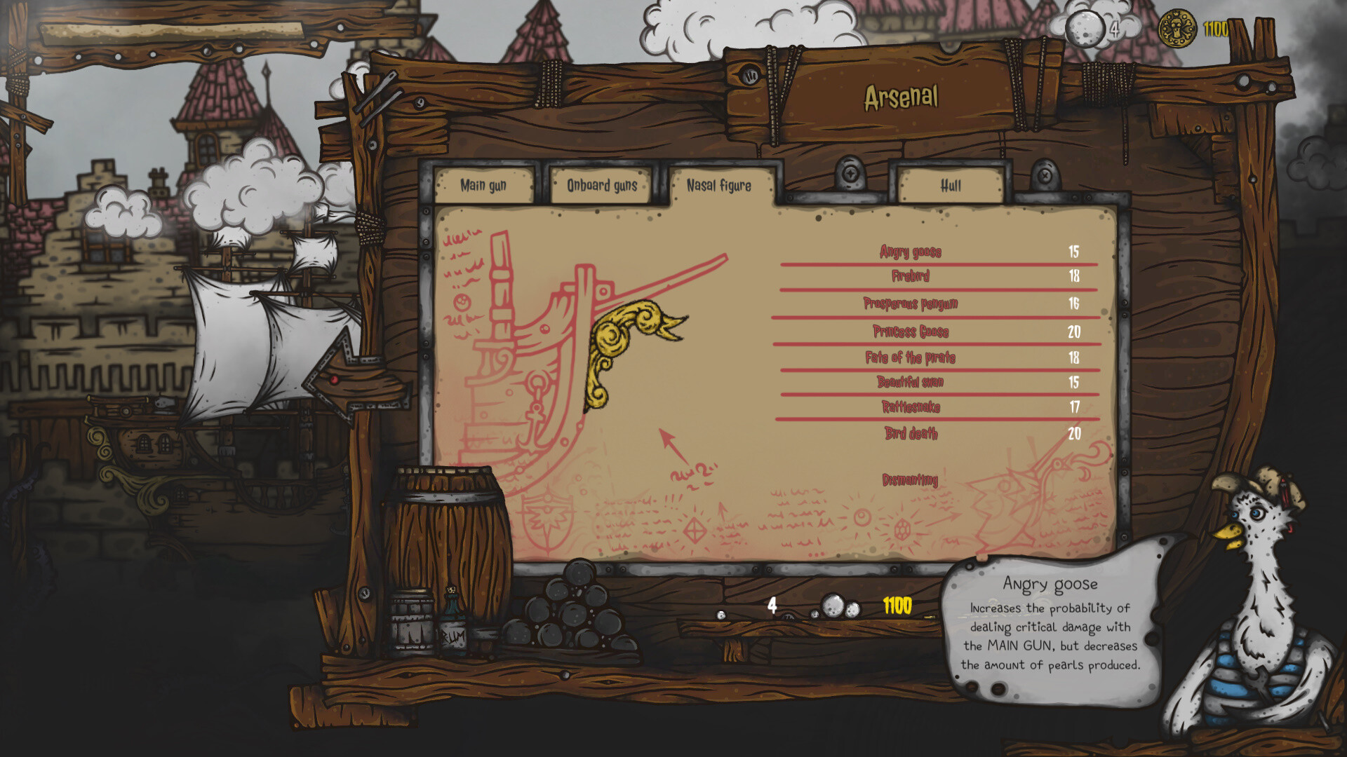 Скриншот: Captain Goose