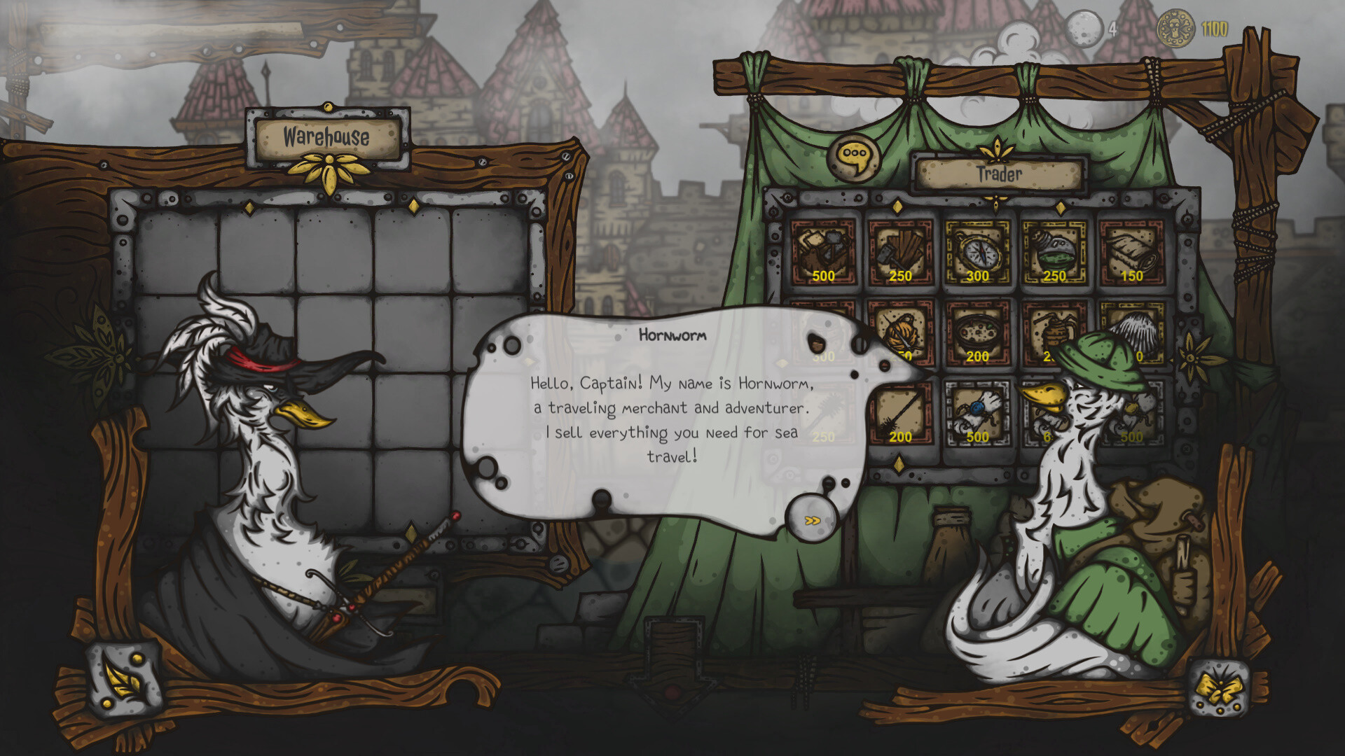 Скриншот: Captain Goose