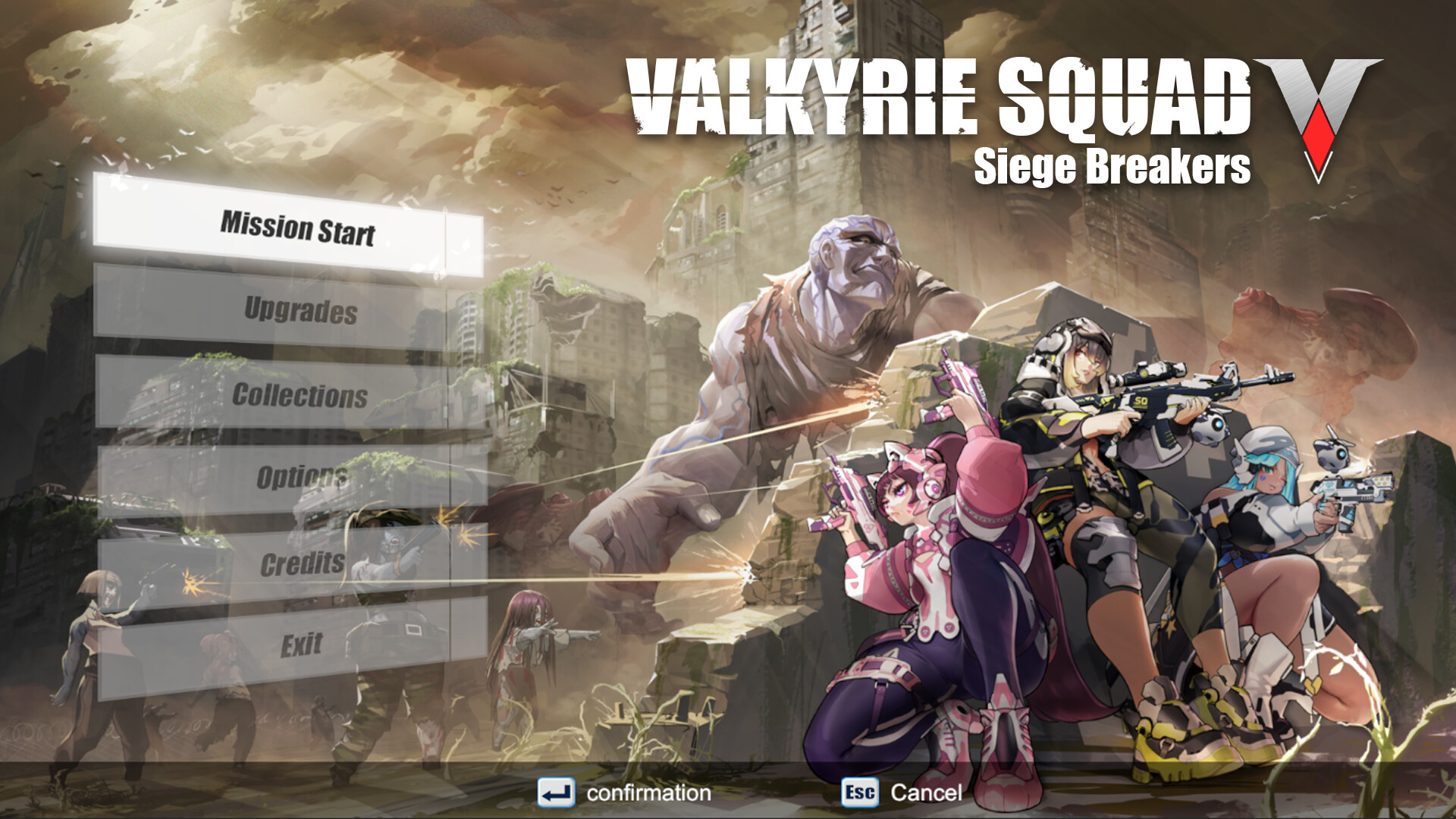 Скриншот: Valkyrie Squad: Siege Breakers