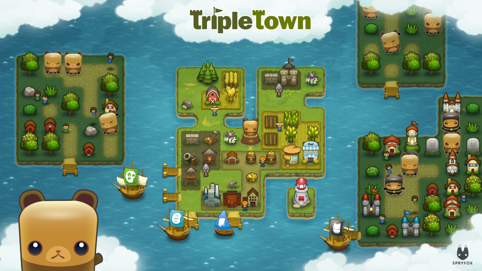 Скриншот: Triple Town