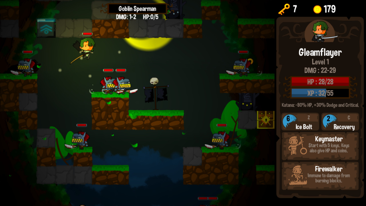 Скриншот: Vertical Drop Heroes HD
