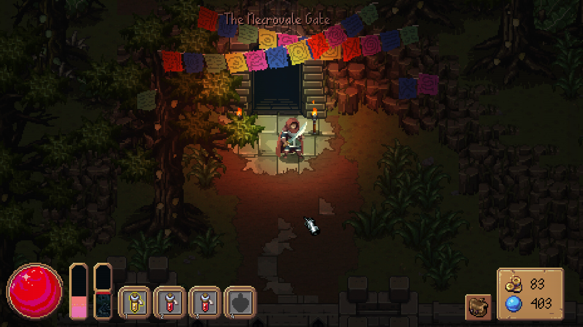 Скриншот: Into the Necrovale