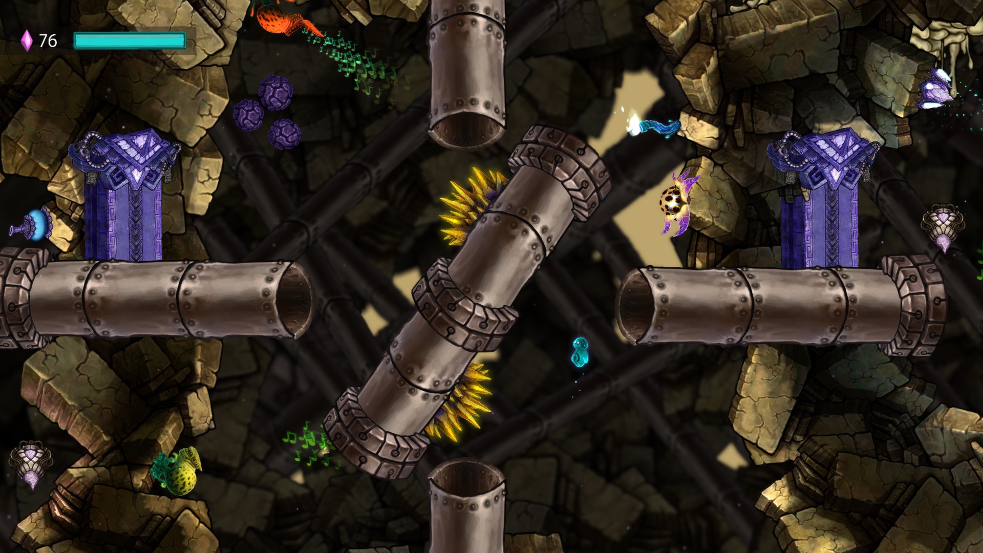 Скриншот: Beatbuddy: Tale of the Guardians