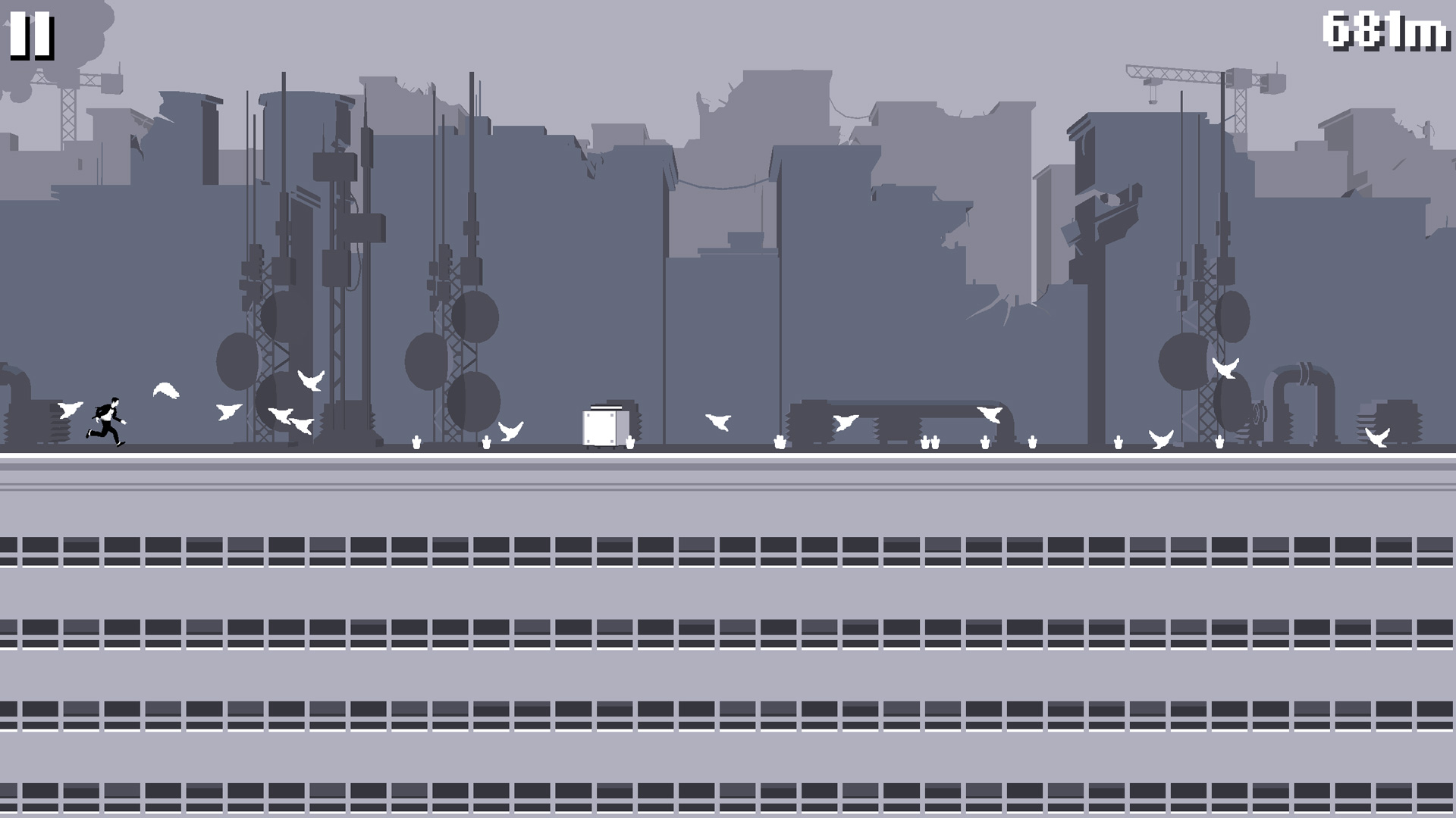 Скриншот: Canabalt