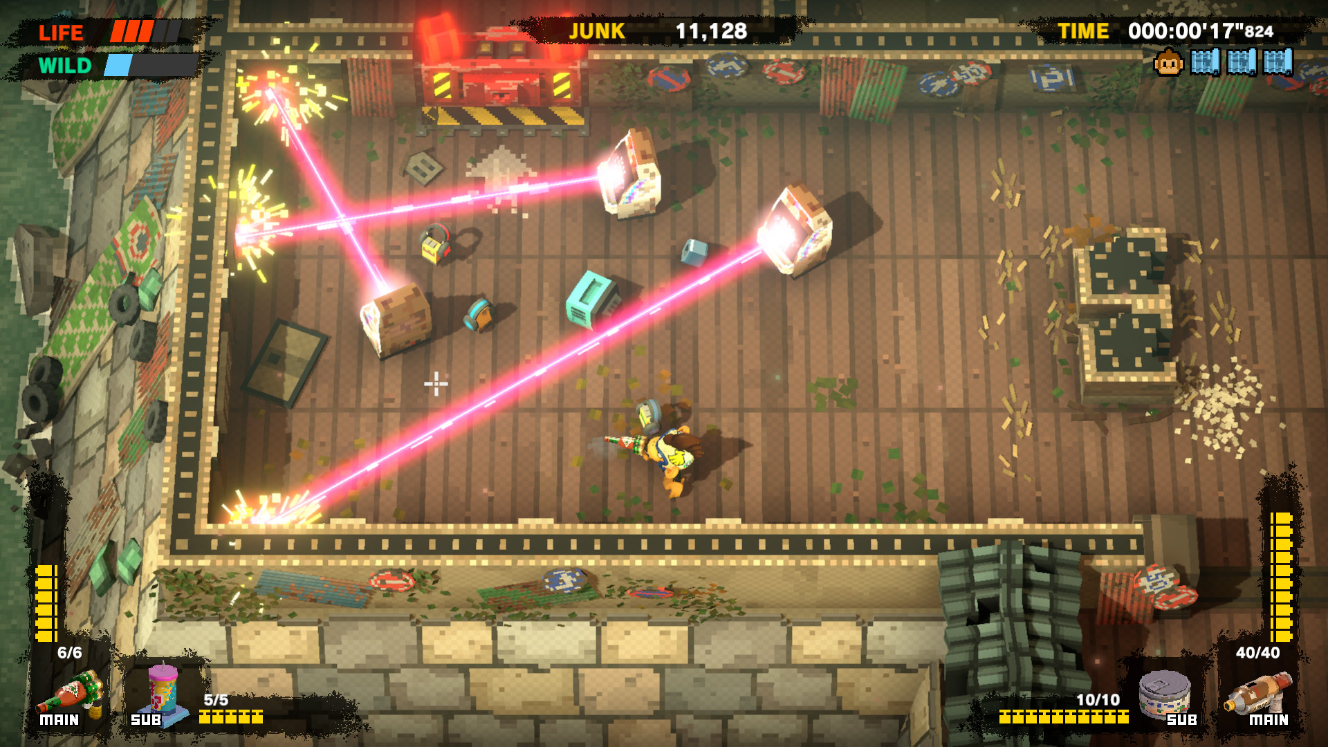 Скриншот: Monkey Barrels