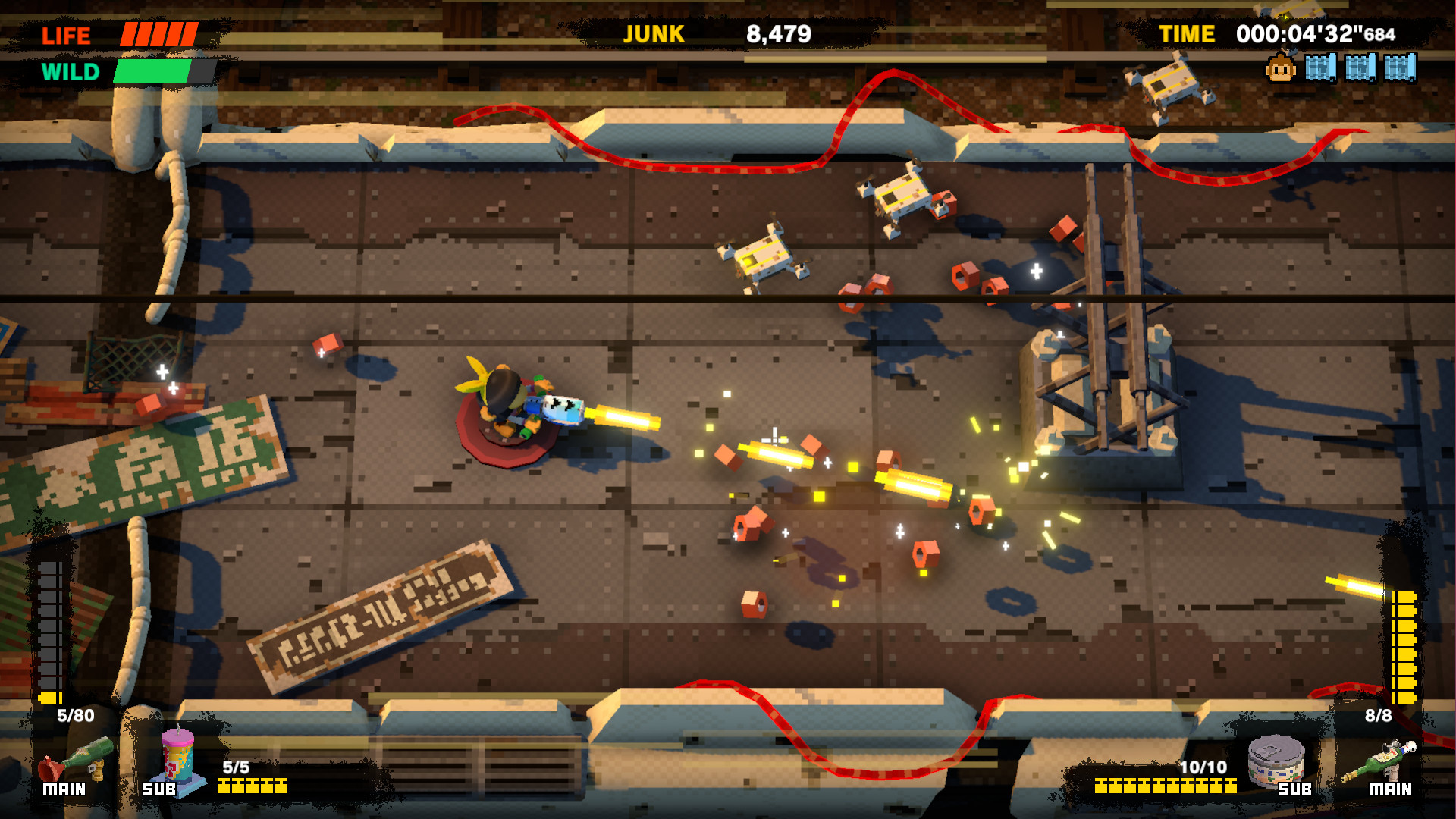 Скриншот: Monkey Barrels