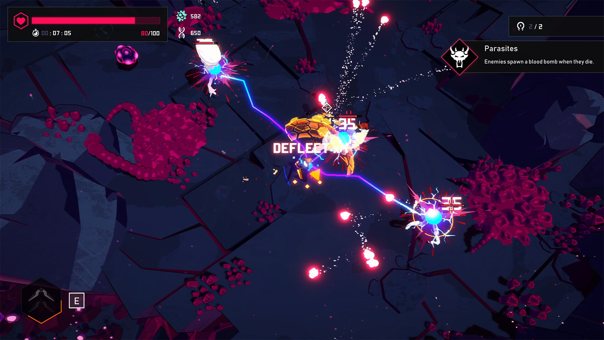 Скриншот: Deflector