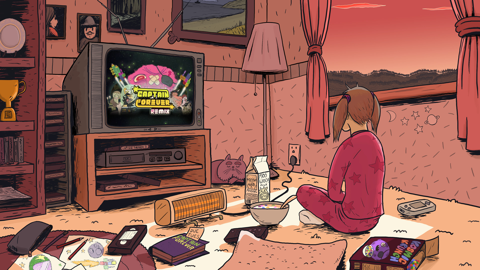 Скриншот: Captain Forever Remix